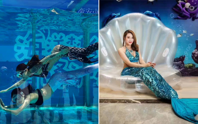 美人鱼表演